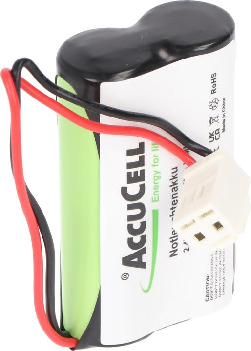 Image du produit XCell Batterie d'éclairage de secours NiMH 2.4V 1500mAh F1x2 Mignon avec câble 100mm remplace ABB (1 pcs, 1500 mAh, Batterie)