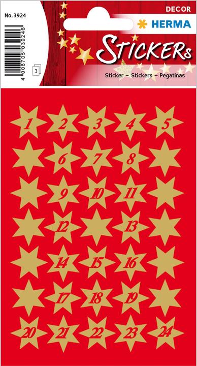 Image du produit Herma Stickers étoiles