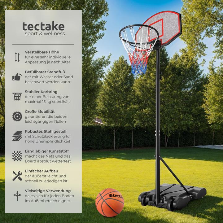 Actual product image tectake Basketball Hoop Harlem