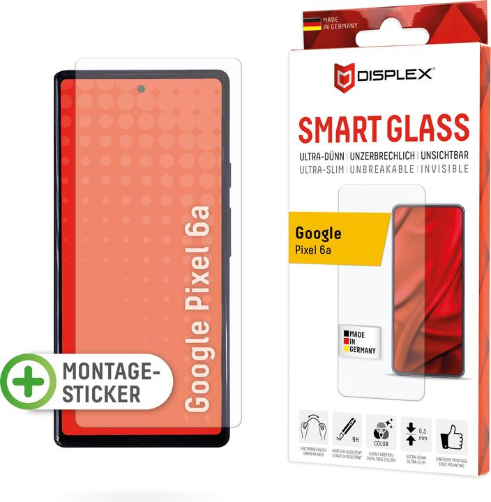 Produktbild Displex Smart Glass, Displayschutzfolie (1 Stück, Google Pixel 6a)