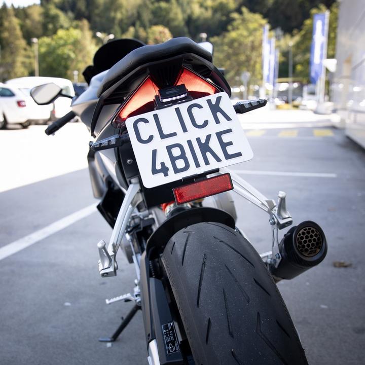 Actual product image 21cars Click4Bike number plate holder motorbike/scooter (Rear, Portrait format)