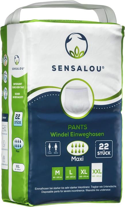 Immagine prodotto Sensalou Pannolini per adulti Pantaloni per incontinenza (22 x, M)