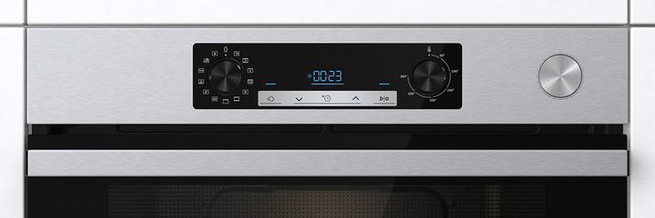 Actual product image Hisense BSA66226AX oven 77 L 3500 W A Black, Grey, Stainless steel