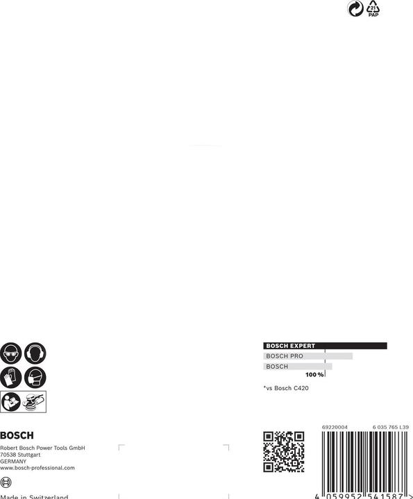 Immagine prodotto Bosch Professional Zubehör Esperto C470 (400)