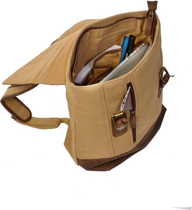 Immagine prodotto Dermata Zaino in tela/pelle (18 l)