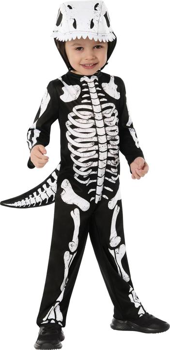 Actual product image Bristol Novelty Childrens/Kids Dinosaur Skeleton Costume (116)