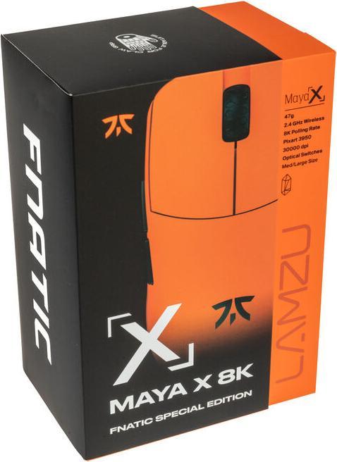 Actual product image Fnatic x Lamzu MAYA X 8K (Cable, Wireless)