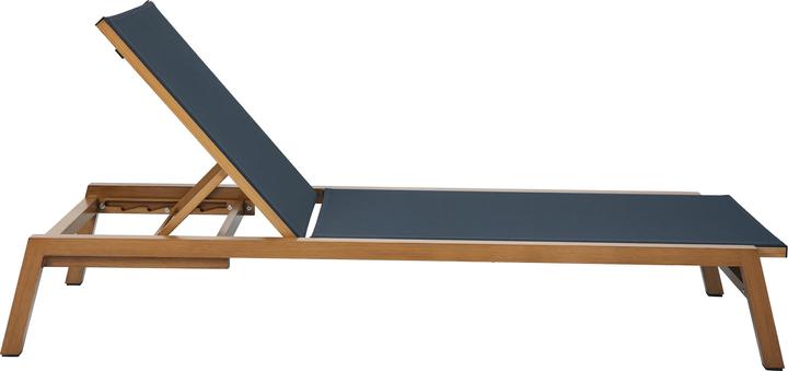 Actual product image Axi Logan garden lounger wood look and anthracite (193 cm)