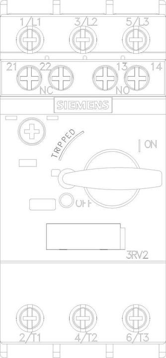 Produktbild Siemens Leistungsschalter Motor 0.7-1A 3RV2011-0JA1
