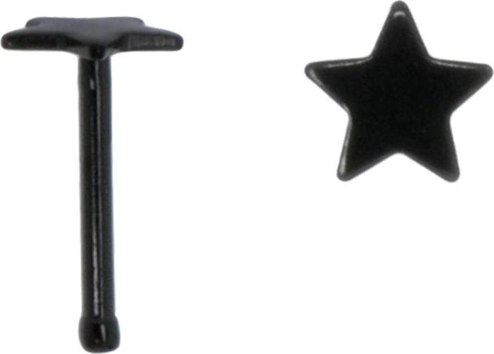 Immagine prodotto Bijouteria Piercing per naso (Acciaio chirurgico 316L, Rivestimento PVD (nero))