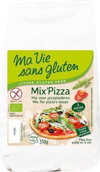 Image du produit Ma vie sans Gluten Mix' Pizza (350 g)