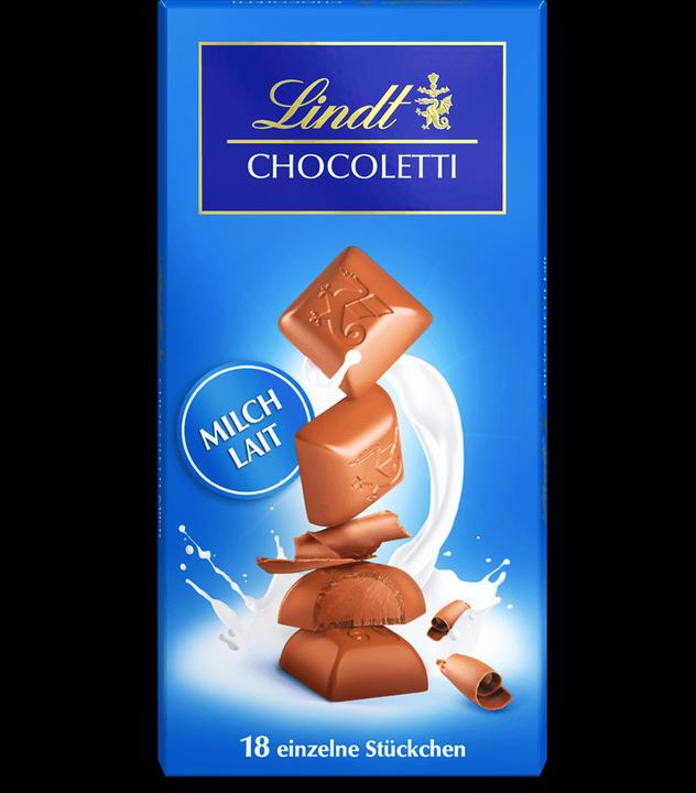Image du produit Lindt Tablette de chocolat au lait Chocoletti (100 g)
