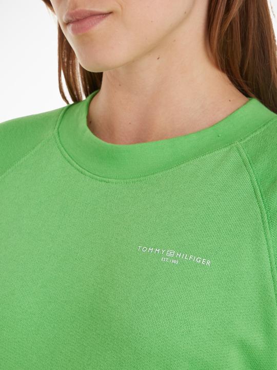 Actual product image Tommy Hilfiger Ladies Sweatshirt 1985 without hood, Green (Spring Lime), M (M)
