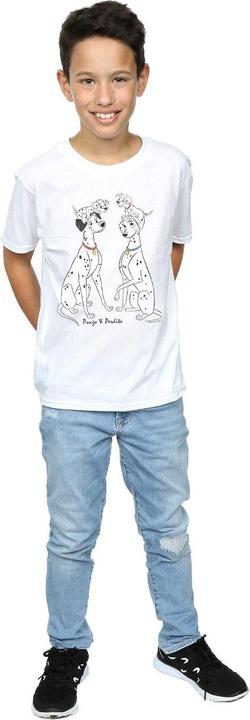 Immagine prodotto Disney 101 Dalmatians Classic Pongo And Perdita Maglietta Ragazzi (128)