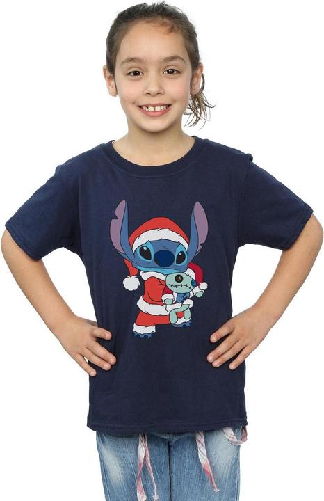 Immagine prodotto Disney Lilo And Stitch Stitch Christmas Maglietta Ragazze (116)