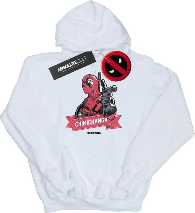 Image du produit - Sweat à capuche DEADPOOL CHIMICHANGA FINGER - Homme (S)