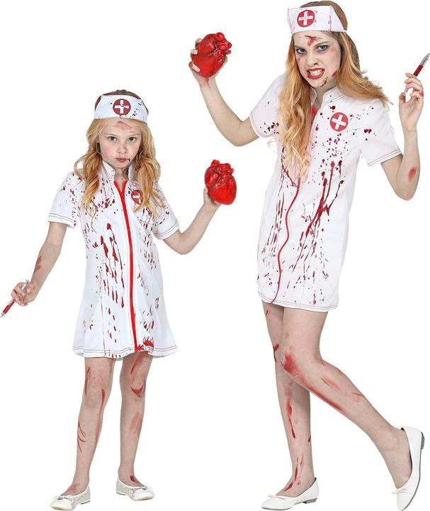Actual product image Widmann Zombie nurse children's costume (128)