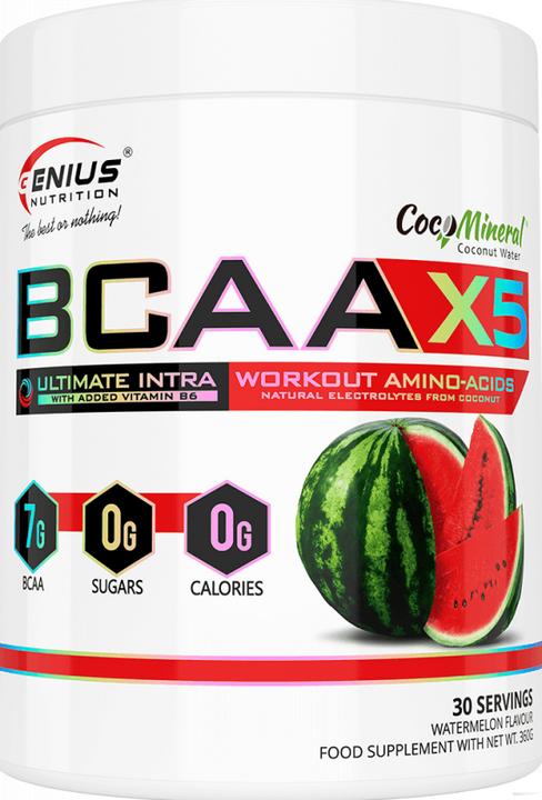 Image du produit Genius Nutrition BCAA-X5 (Pastèque, 1 pcs, 460 g)