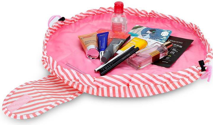 Produktbild Intirilife Kosmetiktasche in ROSA GESTREIFT