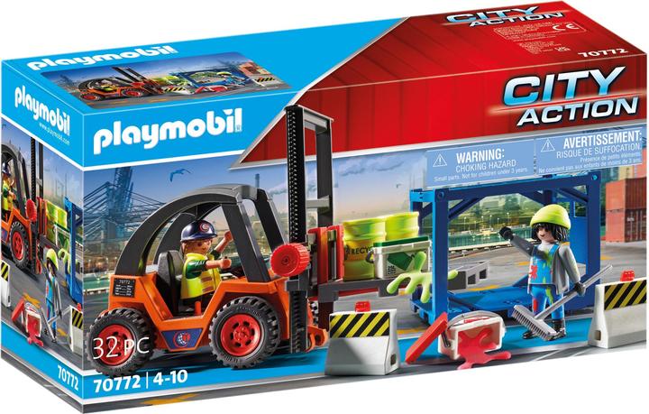 Produktbild Playmobil Gabelstapler mit Fracht (70770, Playmobil City Action)