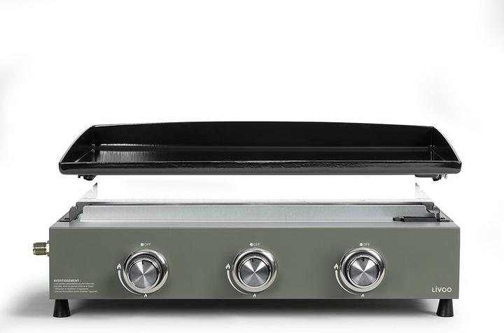 Actual product image Livoo 3 burners gas plancha (7.50 kW)