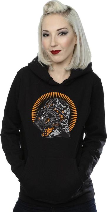 Immagine prodotto Star Wars Darth Vader Dia De Los Muertos Felpa con Cappuccio Donna (XL)