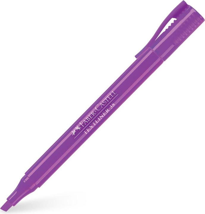 Actual product image Faber-Castell Highlighter 38 Pen shape (Violet, 5 mm, 1 x)
