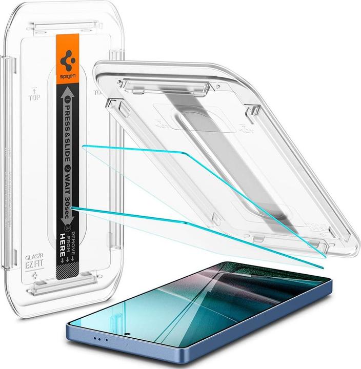 Produktbild Spigen Samsung Galaxy S25 Ultra Glas.tR EZ Fit HD Screen Protector, 2-pack (2 Stück, Samsung Galaxy S25 Ultra)