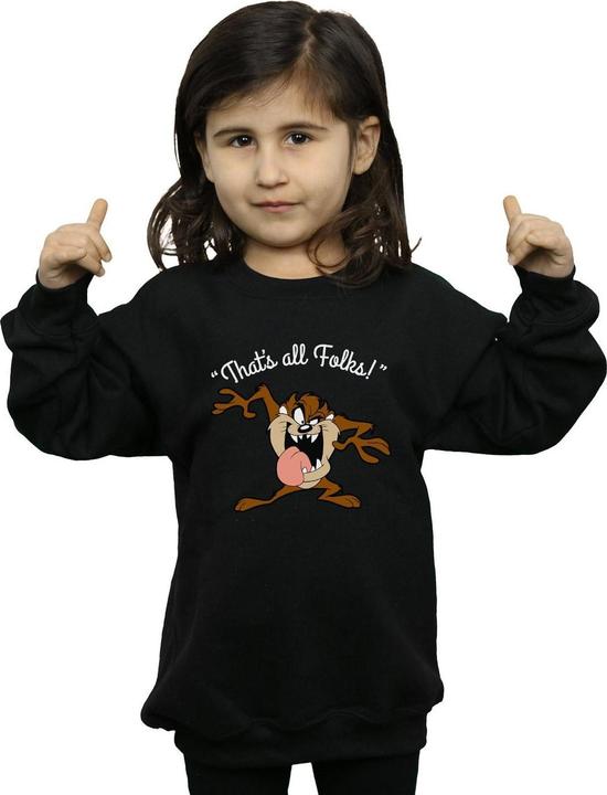 Image du produit Looney Tunes - Sweat TAZ THAT'S ALL FOLKS - Fille (128)