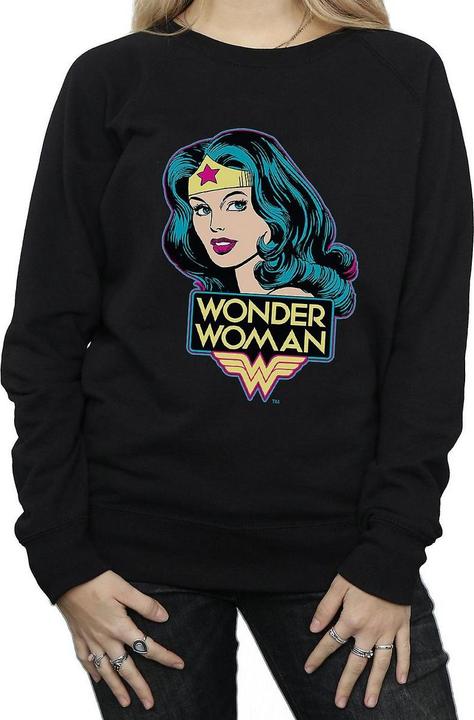 Wonder Woman Head Sweatshirt aus Baumwolle