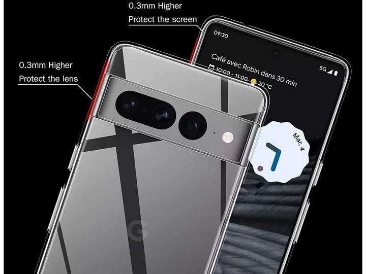 Immagine prodotto Screenguard Custodia trasparente in TPU flessibile (Google Pixel 7 Pro)