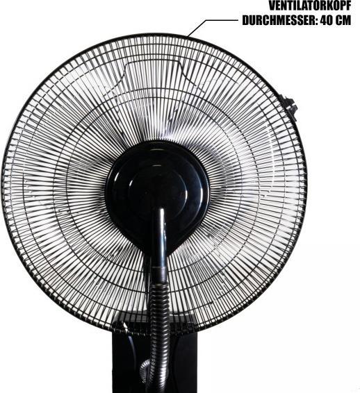 Image du produit IHP MAUK 16" Ventilator mit Sprüh - Nebel - Kühlung 80W 1,2L Überhit