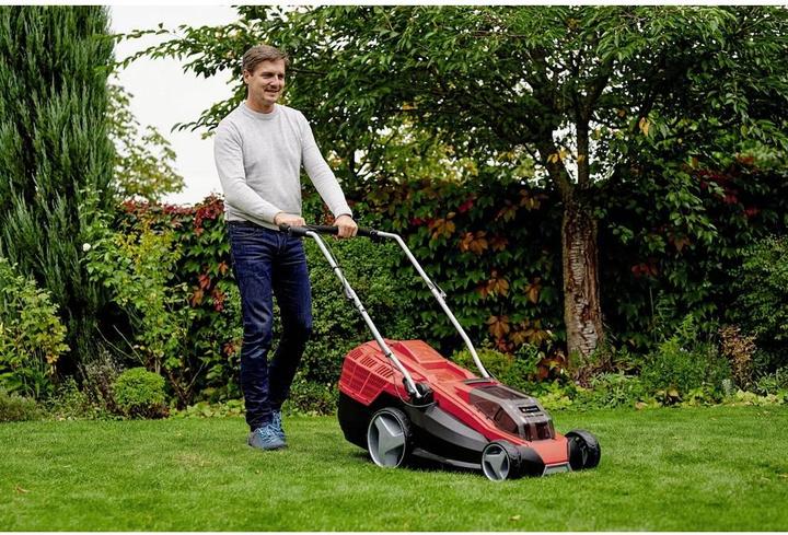 Actual product image Einhell One-hand battery lawnmower GE-CM 36/43 Li M- Solo (Rechargeable battery operated)