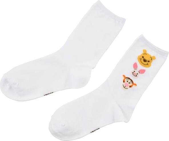 Actual product image Disney Puuh, Ferkel, Tigger Socken Triple Face Weiss 23-25 (36 - 39)