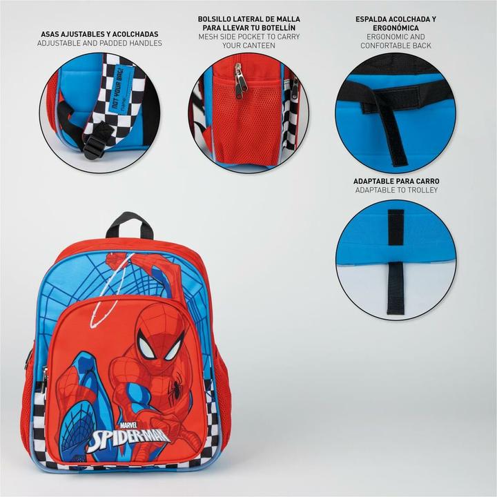 Produktbild Spiderman Schulrucksack Spider-Man Rot 40 x 37 x 30 cm