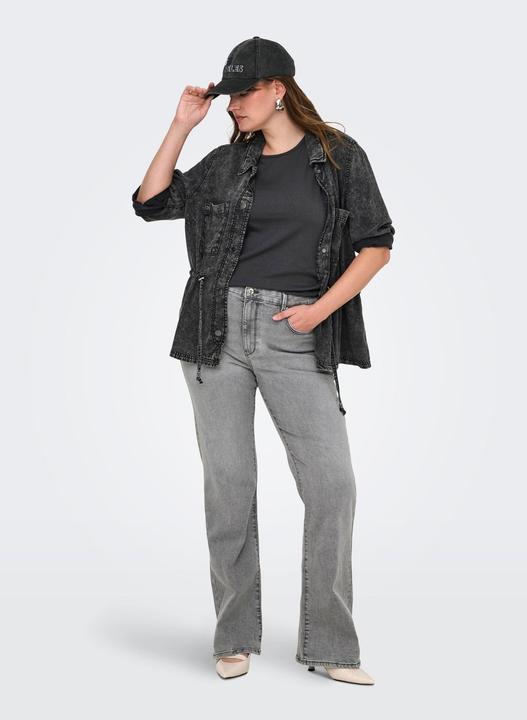 Actual product image Only CARLUSH Mittlere Taille Retro-Fit, ausgestellt Jeans Flared fit jeans (W50/L30)