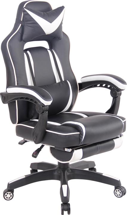 Image du produit CLP Chaise de bureau Heat, noir/blanc