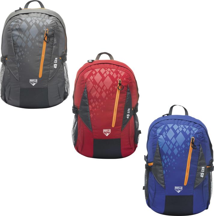 Immagine prodotto Bestway Zaino Pavillo Arctic Hiking 45L, Top, Multi, Unisex, Nylon, Poliestere, 600 D, 45 L (45 l)