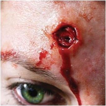 Actual product image Metamorph Bullet hole - 3D Tattoo