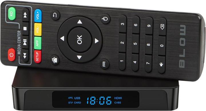 Blow 77-303# Smart TV box Black 4K Ultra HD Wi-Fi Ethernet LAN (16 GB, Android 10)