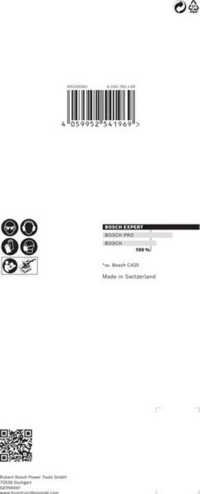 Actual product image Bosch Professional Zubehör Expert C470 Sandpaper with 8 holes for orbital sander, 93 x 186 mm, G 240, 10 pcs. (240)