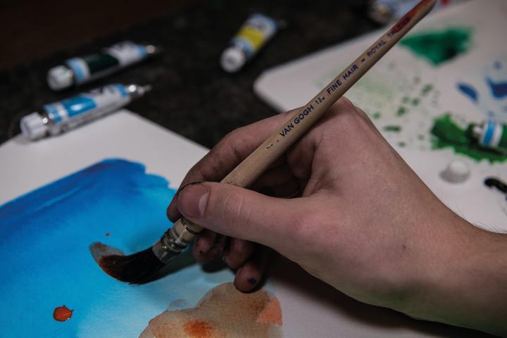 Actual product image Van Gogh Watercolour pad 18 x 24 cm, 12 sheets (18 x 24 cm, Hardcover)