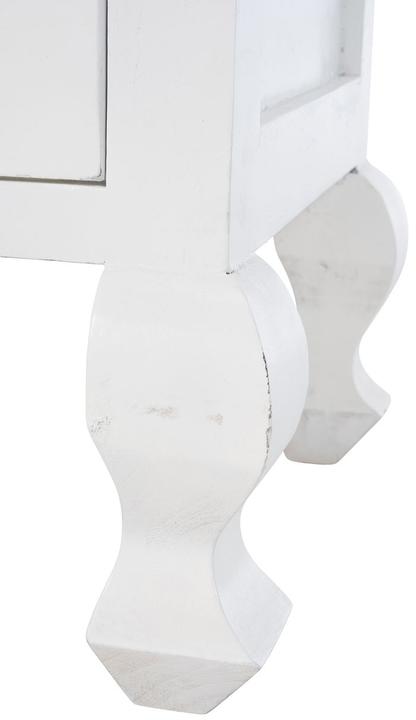 Image du produit Swisshandel24 Commode Kora, naturel/blanc (45 x 41 x 111 cm)