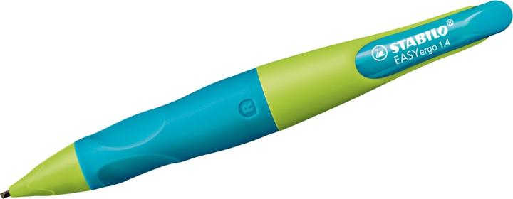 Produktbild STABILO Ergonomischer Druck-Bleistift für Rechtshänder - EASYergo 1.4 in neonlimonengrün/aquamarin - (1.40 mm, HB, 1 x)