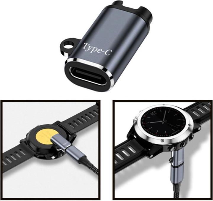 Immagine prodotto Apfelkiste Garmin Smart Watch Ladeanschluss Adapter Konverter mit USB C Anschluss