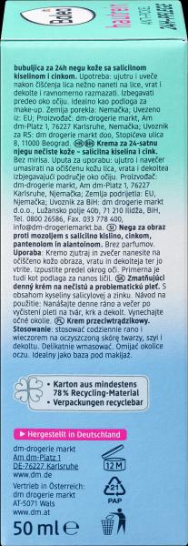 Actual product image dm Balea Anti-pimple 24h skin care (50 ml, 24h cream)