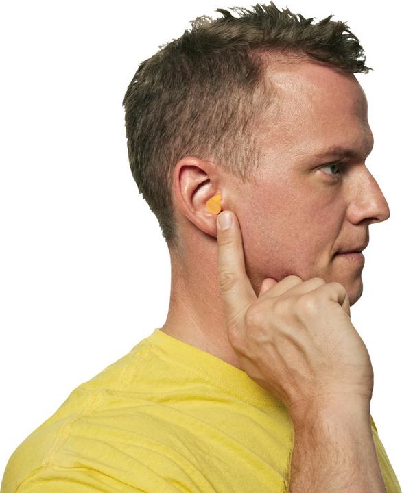Actual product image 3M Hearing protection plugs, orange (8 x)