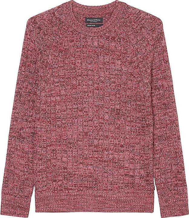Marc O'Polo Long Sleeve Pullover Crew Neck Raspberry