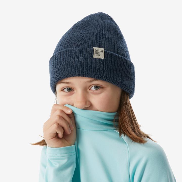 Image du produit Wedze Sous-vêtements de ski T-shirt fonctionnel enfant col haut - BL 500 turquoise (3, 4)