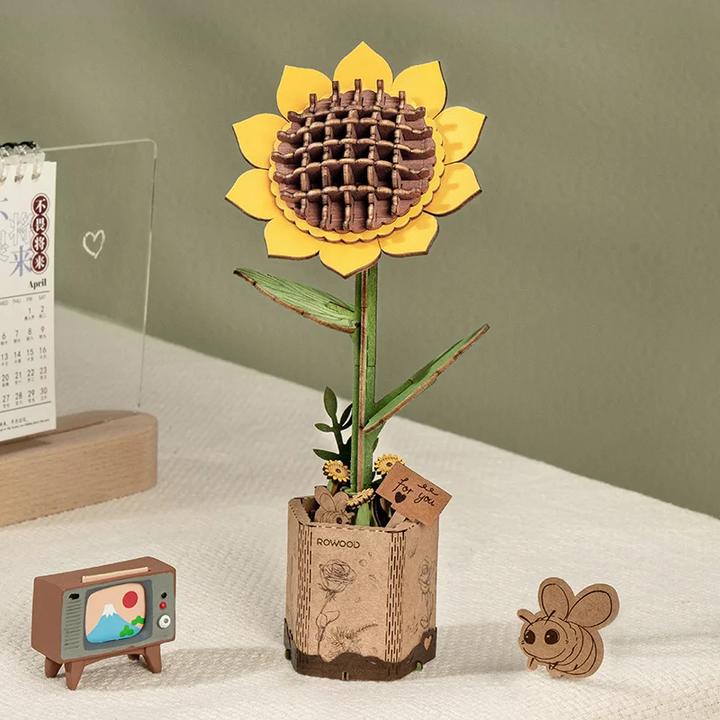 Image du produit Robotime Kit de maquettes 'BOUQUET DE FLEURS'.